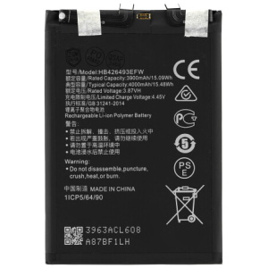 <b>Opis:</b><br><ul><li>Nadomestna baterija je izdelana po zasnovi in tehnologiji nemškega proizvajalca MPS, kar zagotavlja odlično kvaliteto<br></li><li>Najsodobnejša tehnologija omogoča veliko ciklov polnjenja in praznjenja<br></li><li>Li-Polymer celice so prijazne okolju, obenem pa zagotavljajo delovanje brez spominskega učinka<br></li><li>Termično stikalo ščiti baterijske celice pred pregrevanjem, prenapolnitvijo in kratkim stikom<br></li><li>Visoka kapaciteta baterije, podaljšan čas delovanja pri mirovanju naprave, zelo počasno samopraznjenje</li><li>100% kompatibilnost z originalno baterijo</li><li>Baterijo polnimo z originalnim ali nadomestnim polnilcem</li><li>Certifikati CE in ROHS</li></ul><br><br><p><b>Originalne oznake:</b></p><ul><li>HB426493EFW</li></ul><br><br><p><b>Primerno za:</b></p><p>Huawei:</p><ul><li>Nova 9 SE,&nbsp;JLN-LX1, JLN-LX3, JuliaQN-L01B, JuliaQN-L21B, JuliaQN-L23A, RMX2190, FIO-BD00</li><li>Nova 10,&nbsp;NCO-AL00, NCO-LX1, NCO-LX3</li></ul><br><p>Honor:</p><ul><li>50 SE,&nbsp;JLH-AN00<br></li></ul><br><b>Lastnosti:</b><ul><li>Proizvajalec: MPS</li><li>Vrsta: Li-Polymer</li><li>Napetost: 3,87 V</li><li>Kapaciteta: 4.000 mAh (15,48 Wh)</li></ul><br>