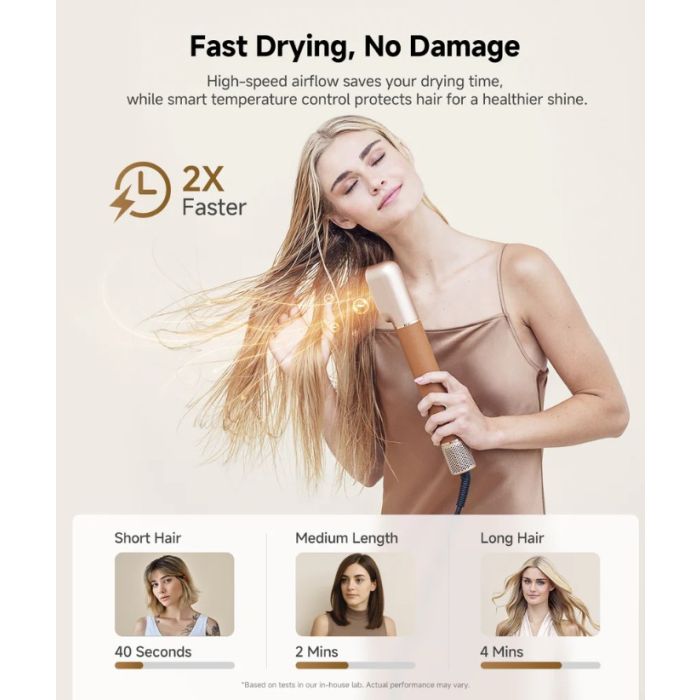 Dreame Airstyle Pro sušilnik in oblikovalec las s 7 nastavki, rjav - slika 2