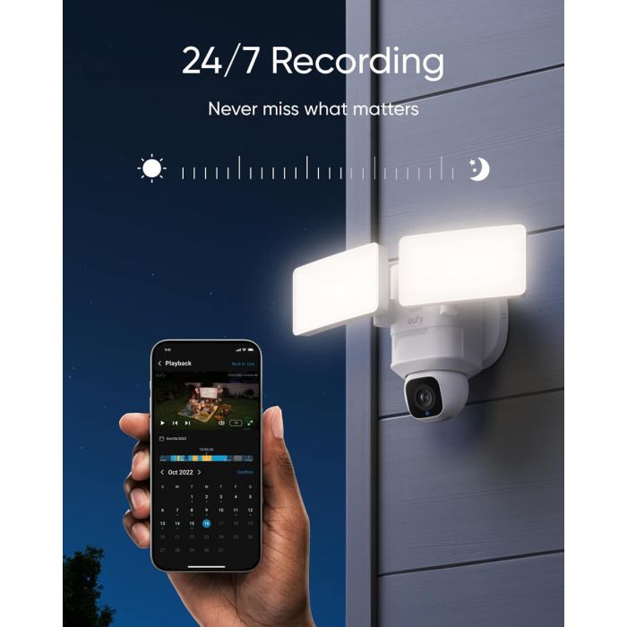 Anker Eufy Security Floodlight E30, Wi-Fi zunanja brezžična kamera - slika 2