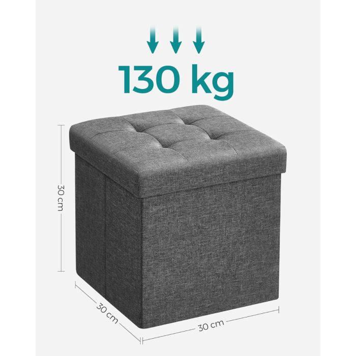 SONGMICS zložljiva shranjevalna tabureta - slika 3