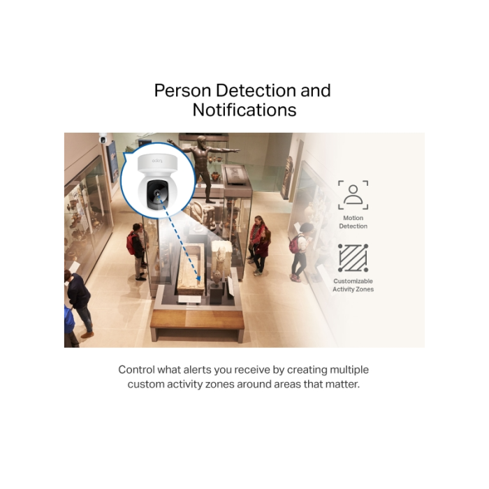 TP-LINK Tapo C212 2k 3MP Pan/Tilt WiFi varnostna kamera - slika 3