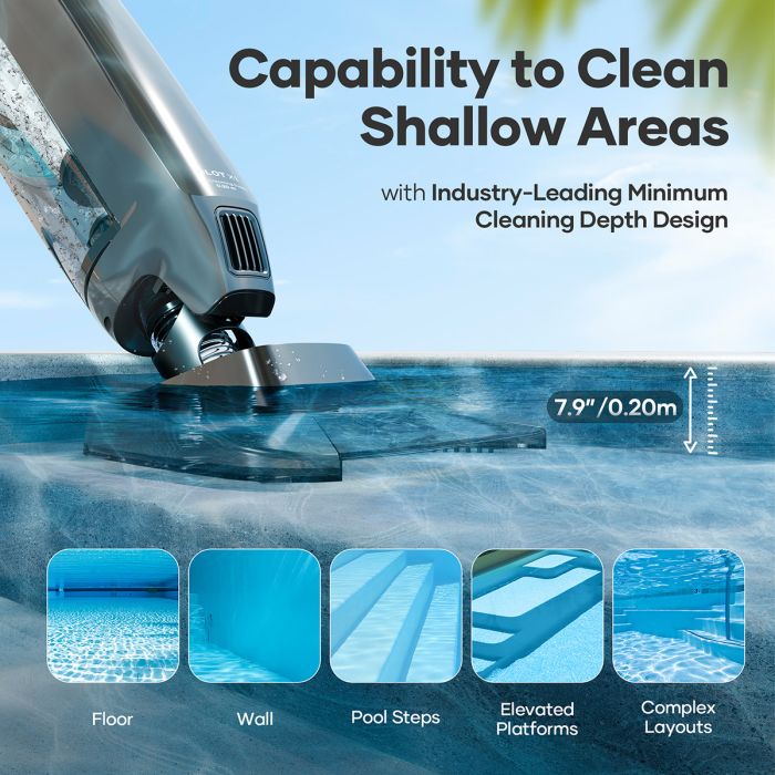 AIPER Pilot X1 baterijski pokončni sesalnik za bazen - slika 4