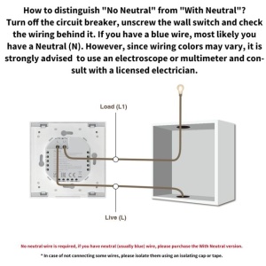 AQARA Pametno Zigbee stensko stikalo z relejem H1 EU, enojno, brez nevtralnega vodnika | E-specialisti.si