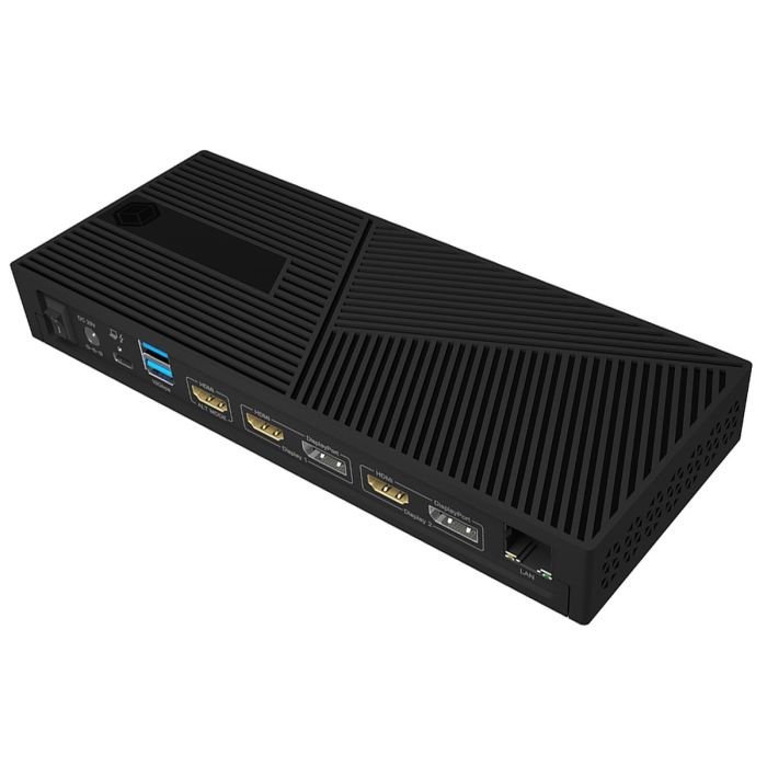 IcyBox IB-DK2246AC 11 v 1 USB-C hibridna priklopna postaja z DisplayLink - slika 2