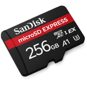 SanDisk 256GB Express NVMe UHS-I microSDXC kartica