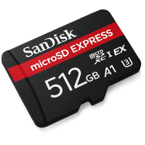 SanDisk 512GB Express NVMe UHS-I microSDXC kartica