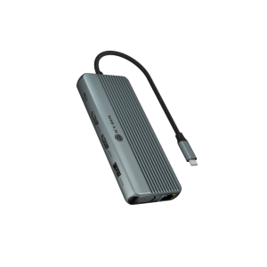 IcyBox IB-DK4062-CPD 12-v-1 DockingStation priklopna postaja s trojnim video priključkom