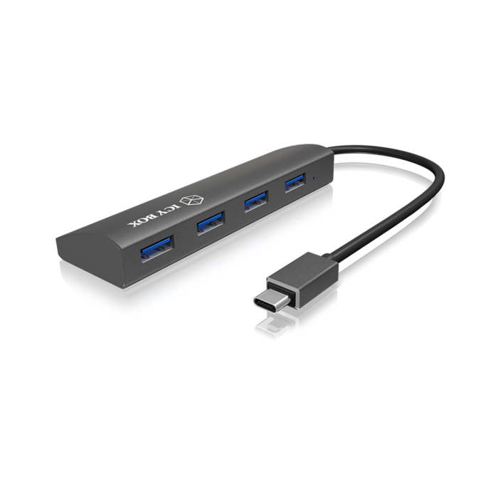 IcyBox IB-AC-6405C USB-C hub na 4x USB-A - slika 4