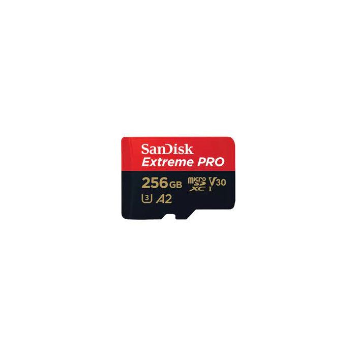 SanDisk Extreme PRO microSDXC 256GB + SD Adapter do 200MB/s/140MB/s A2 C10 V30 UHS-I U3 - slika 4