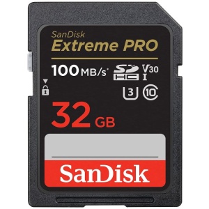 SanDisk Extreme PRO 32GB SDHC+ 2 leti RescuePRO Deluxe do 100MB/s branje