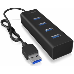 IcyBox IB-HUB1409-U3 4-portni Hub s priključkom USB-A 3.0