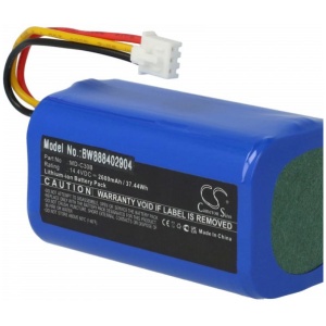 <br><b>Opis:</b><br><ul><li>Baterija za robotske sesalnike Liectroux, Blaupunkt in druge<br></li><li>Nadomestna baterija je izdelana po zasnovi in tehnologiji nemškega proizvajalca VHBW, kar zagotavlja odlično kvaliteto<br></li><li>Najsodobnejša tehnologija omogoča veliko ciklov polnjenja in praznjenja<br></li><li>Li-Ion celice so prijazne okolju, obenem pa zagotavljajo delovanje brez spominskega učinka<br></li><li>Termično stikalo ščiti baterijske celice pred pregrevanjem, prenapolnitvijo in kratkim stikom<br></li><li>Visoka kapaciteta baterije, podaljšan čas delovanja pri mirovanju naprave, zelo počasno samopraznjenje<br></li><li>100% kompatibilnost z originalno baterijo</li><li>Baterijo polnimo z originalnim ali nadomestnim polnilcem</li><li>Certifikati CE in ROHS</li></ul><br><br><p><b>Originalne oznake:</b><br></p><ul><li></li><li>MD-C30B</li><li>D071-INR-CH-4S1P</li></ul><br><p><b>Primerno za:</b></p>Liectroux:<br><ul><li>C30B, C30B 2D</li></ul><br>Blaupunkt:<br><ul><li>Bluebot Xboost BPK-VCBB1XB</li></ul><br>Midea:<br><ul><li>M4</li></ul><br><br><b>Lastnosti:</b><ul><li>Proizvajalec: VHBW</li><li>Vrsta: Li-Ion</li><li>Napetost: 14,4 V</li><li>Kapaciteta: 2.600 mAh (37,44 Wh)</li></ul><br>