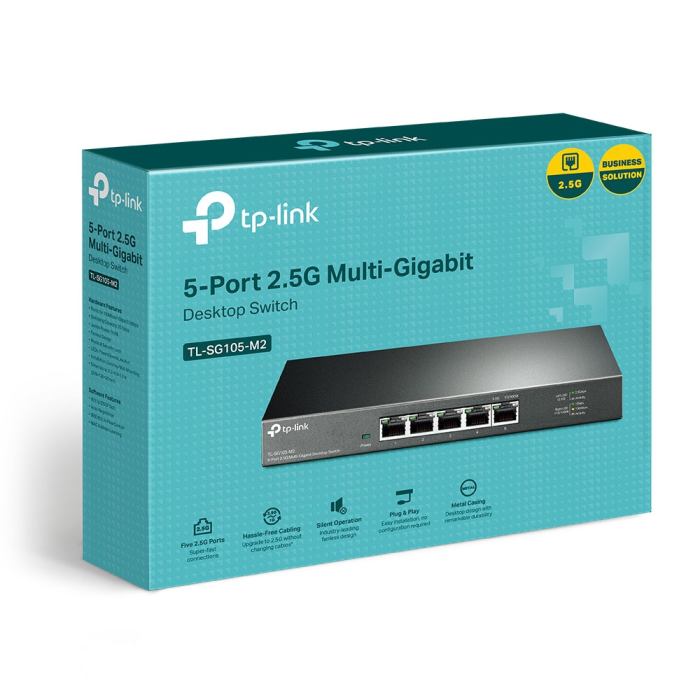 TP-LINK SG105-M2 V1 5 port 2.5G mrežno stikalo / switch - slika 4