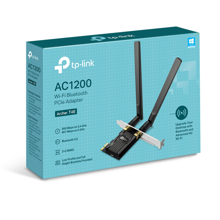 TP-LINK T4E V3 Wi-Fi AC1200 Bluetooth MIMO PCIe mrežna kartica - slika 4