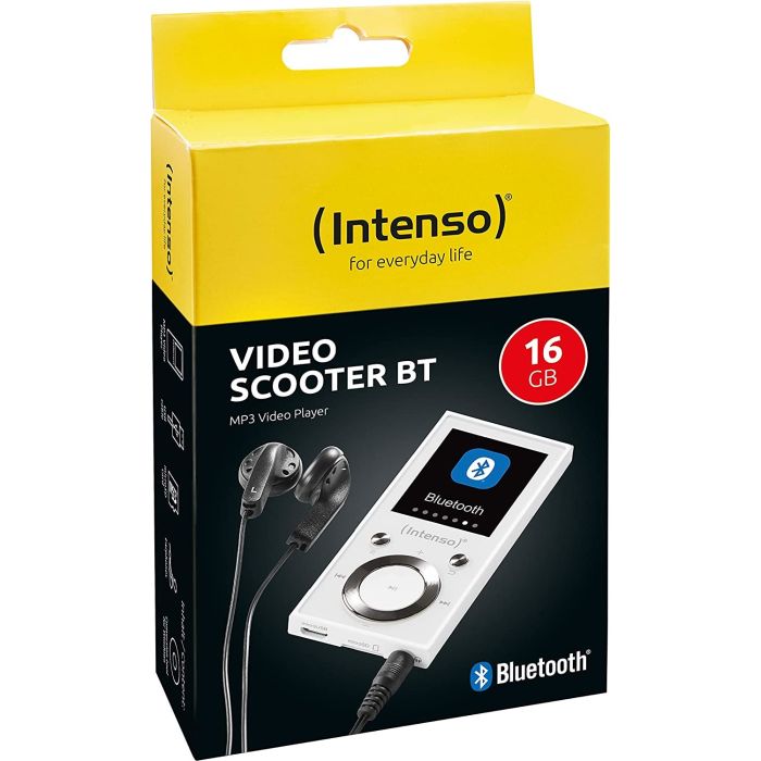 Intenso MP3 predvajalnik Video Scooter BT 16GB - bel - slika 2