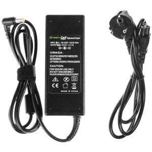 <p><b>Opis:</b></p><p>Polnilec za Sony prenosnike proizvajalca Green Cell z zaščito pred prepolnjenjem, nadtokovno zaščito, temperaturno zaščito in certifikatom RoHS.</p><p><b>Vsebina kompleta:</b><br></p><ul><li>1 x napajalnik za prenosnik</li><li>1 x napajalni kabel (EU)</li></ul><br><p><b>Originalne oznake:</b></p><ul><li>VGP-AC19V26<br></li></ul><br><p><b>Primerno za:</b></p><div>Sony Vaio:</div><div><ul><li>F, FX, XG, VGN, Sony VAIO R505, GRS, GRX, FR Serija, NV Serija, VGN-FS Series, VGN-FS500, VGN-FS500B, VGN-FS500P, VGN-FS520B, VGN-FS530B, VGN-FS540P, VGN-FS550, VGN-FS550F, VGN-FS550P, VGN-FS570, VGN-FS610FP, VGN-FS615F, VGN-FS620, VGN-FS620P, VGN-FS625B, VGN-FS630F, VGN-FS635B, VGN-FS640, VGN-FS640FP, VGN-FS640Q, VGN-FS645P, VGN-FS650F, VGN-FS655FP, VGN-FS660, VGN-FS660P, VGN-FS670FG, VGN-FS675P, VGN-FS680, VGN-FS690, VGN-FS690B, VGN-FS690P, FS690, FS660P/W, FS625B/W, FS635B/W, FS680/W, FS630/W, FS660/W, FS790, FS715P/W, FS770/W, FS740/W, FS742/W, FS750P/W, FS780/W, FS730/W, FS745P/H, FS745P/H, FS790, FS710/W, FS775P/H, FS760/W, FS850P/W, FS850W, FS840/W, FS830/W, FS8900P3, FS810/W, FS8900P4, FS890, FS8900P5, FS8900V, FS875P/H, FS875P/H, FS850P/W, VGN-FS940, FS920, VGN-FJ Series, VGN-FJ170/B, VGN-FJ170P/B, VGN-FJ180P/G, VGN-FJ180P/L, VGN-FJ180P/R, VGN-FJ180P/W, GN-FJ90S, FJ270/B, FJ270P/B, FJ170P/B, FJ290P1/R, FJ290P1/W, FJ170, FJ180, FJ150/W, FJ290, FJ180, FJ290P1/G, FJ290P1/G, FJ290P1/L, Sony Vaio VGN-SZ Serija, VAIOVGN-SZ, VGN-SZ110, VGN-SZ110/B, VGN-SZ110B, VGN-SZ120, VGN-SZ120P, VGN-SZ120P/B, VGN-SZ140, VGN-SZ140PC, VGN-SZ140PD, VGN-SZ160, VGN-SZ160P, VGN-SZ160P/C, VGN-SZ170, VGN-SZ170P, VGN-SZ170P/C, VGN-SZ220, VGN-SZ220/B, VGN-SZ220B, VGN-SZ230, VGN-SZ230P/B, VGN-SZ270, VGN-SZ270P/C, VGN-SZ281, VGN-SZ281P/X</li></ul><br>Samsung:<br><ul><li>HW-K360, HW-KM36, HW-KM36C, PS-WK360 Soundbar Speaker System, Soundbar HW-Q70R, HW-K850, HW-K950, Q70R, K850, K950, Soundbar HW-R47M, HW-R40M, HW-M370, HW-KM38, HW-M370, HW-M370/ZA, HW-M370/ZC, HWM370, HW-R450, R450, HW-R450/ZA, HW-R450/ZC, HW-R450/XD, HW-R450/XN, HW-R450/XS, HW-R450/XY, HWR450, Bluetooth Home Theater Soundbar AH81-09807A, AH8109807A</li></ul><br>LG:<br><ul><li>4LB451B, 24LN4510, 22EA53VQ, 24EN43V, 24EN43V-B, 24EN43VS, 24EA53V, 24EA53V-P, 24EC53V, 24EC53V-P, 23EA63V-P, 27EA63V-P, 24MK600M, 24UD58, 24MK400H,&nbsp; 27MK400H-B, 27UK650, 27MP33HQ, 27MP36HQ, 27MP36HQ-B, 27MP37HQ, 27MP37HQ-B, 23EA63V, 27EA63V, 24LF452B, 24LF452B-PU, 24LF452A, 24LF4520, 25UM64,&nbsp; 25UM64-S, 25UM65, 25UM65-P, 25UM57, ADS-40FSG-19, 19032GPG-1, ADS-40FSG-19<br></li></ul><br></div><b>Lastnosti:</b><ul><li>Proizvajalec: Green Cell</li><li>Moč: 90 W</li><li>Barva: črna</li><li>Vhodna napetost: 100-240 V</li><li>Izhodna napetost: 19,5 V</li><li>Tok: 4,7 A</li><li>Priključek: 6,5 mm (zun. premer), 4,4 mm (notr. premer), s sredinskim pinom</li></ul><br>