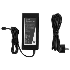 <p><b>Opis:</b></p><p>Kakovosten univerzalni polnilec za vse prenosnike, ki za polnjenje uporabljajo priključek USB-C. Polnilec ima zaščito pred prepolnjenjem, nadtokovno zaščito, temperaturno zaščito in certifikate CE in RoHS.</p><p><b>Vsebina kompleta:</b><br></p><ul><li>1 x napajalnik za prenosnik</li><li>1 x napajalni kabel (EU)</li></ul><br><p><b>Originalne oznake:</b></p><ul><li>4X20M26281</li><li>GX20P92530</li><li>ADLX65YLC2A<br></li><li>ADLX65YCC3A</li><li>ADLX65YDC3A</li><li>ADLX65YDC2A</li><li>ADLX65YLC3A</li><li>ADLX65YDC3D</li><li>ADLX65YCC3D</li><li>ADLX65YLC3D</li><li>ADLX65YAC3A</li><li>ADLX65YCC2A</li><li>ADLX65YAC2A</li><li>ADLX45YDC2A</li><li>ADLX45UDCU2A</li><li>ADLX45YCC2A</li><li>ADLX45YCC3A</li><li>ADLX45YCC3D</li><li>ADLX45YLC3D</li><li>ADLX45YDC3D</li><li>GX20M33579</li><li>GX20P92530</li><li>GX20P92524</li><li>GX20U90488</li><li>4X20E75131</li><li>4X20M26252</li><li>4X20M26268</li><li>4GX20N20876</li><li>4X20E75132</li><li>4X20E75135</li><li>4X20V07881</li><li>4X20E75137</li><li>SA10M13947</li><li>00HM664</li><li>01FR025</li><li>01FR031</li><li>01FR024</li><li>01FR027</li><li>5A10K34723</li><li>AD045G4</li><li>5A10K34713</li><li>SA10M13945</li><li>00HM633</li><li>00HM642</li><li>00HM651</li><li>ADLX65YDC2A</li></ul><br><b>Primerno za:</b><br><div>Acer:<div><ul><li></li><li>Nitro 5, Nitro 5 Spin NP515-51</li></ul><br>Apple:</div><div><ul><li></li><li>MacBook 12, MacBook Air, MacBook Pro</li></ul><br>Asus:</div><div><ul><li>AsusPRO B9440, AsusPRO B9440U, AsusPRO B9440UA, ZenBook 13, ZenBook 14, Zenbook 14, ZenBook 3, ZenBook Duo, ZenBook Flip, ZenBook S, ZenBook UX393, ZenBook UX393E, ZenBook UX393EA, ZenBook UX393J, ZenBook UX393JA<br></li></ul><br>Dell:</div><div><ul><li>Chromebook 11, Chromebook 13, Chromebook 14, Inspiron 13, Inspiron 14, Inspiron 14R, Inspiron 15, Inspiron 17, Latitude 3120, Latitude 3300, Latitude 3301, Latitude 3320, Latitude 3400, Latitude 3410, Latitude 3420, Latitude 3480, Latitude 3488, Latitude 3490, Latitude 3500, Latitude 3510, Latitude 3520, Latitude 3590, Latitude 5285, Latitude 5289, Latitude 5300, Latitude 5310, Latitude 5320, Latitude 5410, Latitude 5510, Latitude 7200, Latitude 7210, Latitude 7300, Latitude 7310, Latitude 7320, Latitude 7400, Latitude 7410, Latitude 7420, Latitude 7424, Latitude 7520, Latitude 9410, Latitude 9420, Latitude 9510, Latitude 9520, Latitude Chromebook, Precision 3550, Venue 10, Vostro 5310, Vostro 5390, XPS 13, XPS 15</li></ul><br>HP:</div><div><ul><li>Elite Dragonfly, Elite x2, Elite X2, EliteBook 1040, EliteBook 735, EliteBook 745, EliteBook 755, EliteBook 830, EliteBook 835, EliteBook 840, EliteBook 845, EliteBook 850, EliteBook 855, EliteBook x360, EliteBook X360, Envy 13, Envy 13T, Envy 17, Envy 17M, Envy 17T, Envy X360, Envy x360, Pro x2, ProBook 430, ProBook 440, ProBook 445, ProBook 445R, ProBook 450, ProBook 455, ProBook 455R, ProBook 470, ProBook 630, ProBook 635, ProBook 640, ProBook 650, Spectre 13, Spectre Folio, Spectre x2, Spectre x360, ZBook 14u, ZBook 14U, ZBook 15U, ZBook Firefly</li></ul><br>Huawei:</div><div><ul><li>MateBook</li></ul><br>HP:</div><div><ul><li>100w Gen, 14e Chromeboook, 14W Gen, 300e Chromebook, 300w Gen, 500e Chromebook, 500w Gen, Chromebook 100e, Ducati 5, IdeaPad 5, IdeaPad 730S, IdeaPad 730s, IdeaPad Flex, IdeaPad S540, IdeaPad S940, IdeaPad Slim, IdeaPad Yoga, Slim 7, Tablet 10, ThinkBook 13s, ThinkBook 13x, ThinkBook 14, ThinkBook 14s, ThinkBook 15, Thinkbook Plus, ThinkBook Plus, ThinkPad 11e, ThinkPad 25, ThinkPad A275, ThinkPad A285, ThinkPad A475, ThinkPad A485, ThinkPad E14, ThinkPad E15, ThinkPad E480, ThinkPad E485, ThinkPad E490, ThinkPad E490s, ThinkPad E495, ThinkPad E580, ThinkPad E585, ThinkPad E590, ThinkPad E595, ThinkPad L13, ThinkPad L14, ThinkPad L15, ThinkPad L380, Thinkpad L380, ThinkPad L390, ThinkPad L480, ThinkPad L490, ThinkPad L580, ThinkPad L590, ThinkPad P14s, ThinkPad P15s, ThinkPad P43s, ThinkPad P51S, ThinkPad P51s, ThinkPad P52s, ThinkPad P53s, ThinkPad T14, ThinkPad T14s, ThinkPad T15, ThinkPad T470, ThinkPad T470S, ThinkPad T480, ThinkPad T480s, ThinkPad T490, ThinkPad T490S, ThinkPad T495, ThinkPad T495s, ThinkPad T570, ThinkPad T580, ThinkPad T590, ThinkPad X1, ThinkPad X12, ThinkPad X13, ThinkPad X270, Thinkpad X280, ThinkPad X390, ThinkPad X395, ThinkPad Yoga, Yoga 720, Yoga 730, Yoga 9, Yoga 910, Yoga 920, Yoga C740, Yoga C930, Yoga Duet, Yoga Duet 7-13ITL6, Yoga S730, Yoga S940, Yoga Slim 7-13ACN05 LAPTOP IdeaPad, Yoga Slim 7-13ITL05 LAPTOP IdeaPad, Yoga Slim 7-14ITL05 LAPTOP IdeaPad, Yoga Slim 7-15ITL05 LAPTOP IdeaPad</li></ul><br>Porsche:</div><div><ul><li>Design Book</li></ul><br>Samsung:</div><div><ul><li>9 NP900X3T, 9 Pro NP940X5M, 9 Pro NP940X5N</li></ul><br></div><div>Xiaomi:</div><div><ul><li>Mi Notebook Pro</li></ul><br></div></div><b>Lastnosti:</b><ul><li>Proizvajalec: Green Cell</li><li>Moč: 130 W</li><li>Barva: črna</li><li>Vhodna napetost: 100-240 V</li><li>Izhodna napetost: 20 V (6,5 A), 20 V (4,5 A), 20 V (3,25 A), 15 V (3 A), 12 V (3 A), 9 V (3 A), 5 V (3 A)</li><li>Tok: 4,5 A</li><li>Priključek: USB-C</li></ul><br>