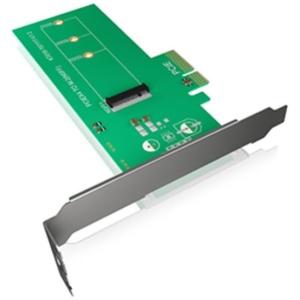 IcyBox IB-PCI208 ohišje/adapter za M.2 NVMe SSDje na PCIe x4 kartico