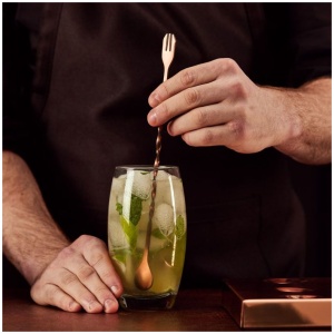 VonShef 6 delni set za koktajle Parisian Rose Gold