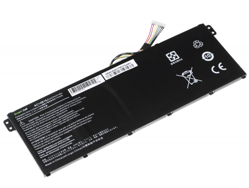 Baterija za Acer Aspire E3-111 / ES1-511/ V3-111, AC14B18J, 2100 mAh - slika 2