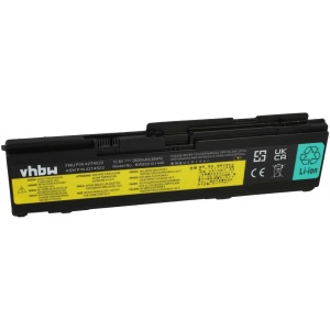Opis:Nadomestna baterija je izdelana po zasnovi in tehnologiji nemškega proizvajalca VHBW, kar zagotavlja odlično kvalitetoNajsodobnejša tehnologija omogoča veliko ciklov polnjenja in praznjenjaLi-Ion celice so prijazne okolju, obenem pa zagotavljajo delovanje brez spominskega učinkaTermično stikalo ščiti baterijske celice pred pregrevanjem, prenapolnitvijo in kratkim stikomVisoka kapaciteta baterije, podaljšan čas delovanja pri mirovanju naprave, zelo počasno samopraznjenje100% kompatibilnost z originalno baterijoBaterijo polnimo z originalnim ali nadomestnim polnilcemCertifikati CE in ROHSOriginalne oznake:ASM 42T4519ASM 42T4523FRU 42T4518FRU 42T452243R196543R196742T452342T451842T451942T452242T46433ICP11/35/50-249+Primerno za:Lenovo:ThinkPad X300, ThinkPad X300 2748, ThinkPad X300 2749, ThinkPad X300 6476, ThinkPad X300 6477, ThinkPad X300 6478ThinkPad X301, Thinkpad X301 2774, Thinkpad X301 2776, Thinkpad X301 2777, Thinkpad X301 2778, Thinkpad X301 2779Lastnosti:Proizvajalec: VHBWBarva: črnaVrsta: Li-IonNapetost: 10,8 VKapaciteta: 3.600 mAh (39 Wh)