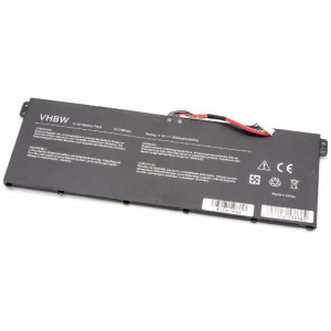 <b>Opis:</b><br><ul><li>Nadomestna baterija je izdelana po zasnovi in tehnologiji nemškega proizvajalca VHBW, kar zagotavlja odlično kvaliteto<br></li><li>Najsodobnejša tehnologija omogoča veliko ciklov polnjenja in praznjenja<br></li><li>Li-Ion celice so prijazne okolju, obenem pa zagotavljajo delovanje brez spominskega učinka<br></li><li>Termično stikalo ščiti baterijske celice pred pregrevanjem, prenapolnitvijo in kratkim stikom<br></li><li>Visoka kapaciteta baterije, podaljšan čas delovanja pri mirovanju naprave, zelo počasno samopraznjenje<br></li><li>100% kompatibilnost z originalno baterijo</li><li>Baterijo polnimo z originalnim ali nadomestnim polnilcem</li><li>Certifikati CE in ROHS</li></ul><br><p><b>Originalne oznake:</b><br></p><ul><li>AC14B13J<br></li><li>AC14B18J</li><li>AC14B18J(3ICP5/57/80)</li><li>AC14B18K</li><li>KT.00403.024</li><li>KT.00403.028</li><li>KT.0040G.002</li><li>KT.0040G.004</li><li>KT.0040G.006</li><li>KT.0030G.004</li></ul><br><p><b>Primerno za:</b></p><ul></ul><br>Acer:<br><ul><li>Aspire 3 A315-53G-5968, Aspire 3 A315-55G, Aspire 3 A315-55G-31QD, Aspire 3 A315-55G-31ZA, Aspire 3 A315-55G-33L8, Aspire 3 A315-55G-53CJ, Aspire 3 A315-55G-53HX, Aspire 3 A315-55G-54V9, Aspire 3 A315-55G-54VH, Aspire 3 A315-55G-56FH, Aspire 3 A315-55G-57B4, Aspire 3 A315-55G-57JU, Aspire 3 A315-55G-57M4, Aspire 3 A315-55G-57XT, Aspire 3 A315-55G-57Y3, Aspire 3 A315-55G-59AE, Aspire 3 A315-55G-59U8, Aspire 3 A315-55G-59ZU, Aspire 3 A315-55G-74LX, Aspire 3 A315-55G-75SM, Aspire 3 A315-55G-505H, Aspire 3 A315-55G-508V, Aspire 3 A315-55G-517D, Aspire 3 A315-55G-525Q, Aspire 3 A315-55G-537A, Aspire 3 A315-55G-538Q, Aspire 3 A315-55G-541R, Aspire 3 A315-55G-550A, Aspire 3 A315-55G-550G, Aspire 3 A315-55G-572M, Aspire 3 A315-55G-589T, Aspire 3 A315-55G-3830, Aspire 3 A315-55G-5851, Aspire 3 A315-55G-T002, Aspire 11 C730, Aspire 11 CB3-111, Aspire 15 C910, Aspire 15 CB3-531, Aspire 15 CB3-571, Aspire E3, Aspire E3-111, Aspire E5-551G-T57G, Aspire E5-571-563B, Aspire E5-571P-59QA, Aspire E5-571P-363N, Aspire E5-711, Aspire E5-721, Aspire E5-731, Aspire E5-771, Aspire E5-771G, Aspire E11, Aspire E15, Aspire E15 ES1-512, Aspire ES1-111-C1ZM, Aspire ES1-111M-C40S, Aspire ES1-511-28UU, Aspire ES1-511-A12C/F, Aspire ES1-511-C1MS, Aspire ES1-511-C3M3, Aspire ES1-511-C4TC, Aspire ES1-511-C6KW, Aspire ES1-511-C7QA, Aspire ES1-511-C8GU, Aspire ES1-511-C8L8, Aspire ES1-511-C9P8, Aspire ES1-511-C9XB, Aspire ES1-511-C35Q, Aspire ES1-511-C59V, Aspire ES1-511-C227, Aspire ES1-511-C723, Aspire ES1-512-C0QB, Aspire ES1-512-C065, Aspire ES1-512-C1UE, Aspire ES1-512-C2BF, Aspire ES1-512-C3V1, Aspire ES1-512-C3V7, Aspire ES1-512-C3X9, Aspire ES1-512-C4DW, Aspire ES1-512-C4T5, Aspire ES1-512-C9KB, Aspire ES1-512-C50S, Aspire ES1-512-C89Y, Aspire ES1-512-C94D, Aspire ES1-512-P8YZ, Aspire ES1-512-P18H, Aspire ES1-512-P36E, Aspire ES1-512-P97C, Aspire ES1-523-20DG, Aspire ES1-523-21EW, Aspire ES1-523-24HN, Aspire ES1-523-25SD, Aspire ES1-523-26EF, Aspire ES1-523-28GQ, Aspire ES1-523-41GH, Aspire ES1-523-44LU, Aspire ES1-523-47XW, Aspire ES1-523-49C0, Aspire ES1-523-67SK, Aspire ES1-523-68NA, Aspire ES1-523-69WD, Aspire ES1-523-80JL, Aspire ES1-523-81JN, Aspire ES1-523-81VF, Aspire ES1-523-82ZR, Aspire ES1-523-83X9, Aspire ES1-523-85HB, Aspire ES1-523-85WM, Aspire ES1-523-85ZV, Aspire ES1-523-86GJ, Aspire ES1-523-87ME, Aspire ES1-523-87Q4, Aspire ES1-523-231L, Aspire ES1-523-499, Aspire ES1-523-499J, Aspire ES1-523-697T, Aspire ES1-523-835N, Aspire ES1-523-887J, Aspire ES1-523-895K, Aspire ES1-523-2766, Aspire ES1-523-4261, Aspire ES1-523-4329, Aspire ES1-523-6312, Aspire ES1-523-8564, Aspire ES1-523-N14D, Aspire ES1-524, Aspire ES1-524-21RZ, Aspire ES1-524-24V7, Aspire ES1-524-26PX, Aspire ES1-524-66EE, Aspire ES1-524-90JM, Aspire ES1-524-92ST, Aspire ES1-524-93KE, Aspire ES1-524-94UK, Aspire ES1-524-95P9, Aspire ES1-524-96DH, Aspire ES1-524-97H3, Aspire ES1-524-97JM, Aspire ES1-524-97L7, Aspire ES1-524-98L1, Aspire ES1-524-98UA, Aspire ES1-524-99UN, Aspire ES1-524-220P, Aspire ES1-524-244B, Aspire ES1-524-291C, Aspire ES1-524-682S, Aspire ES1-524-905J, Aspire ES1-524-910T, Aspire ES1-524-926U, Aspire ES1-524-993P, Aspire ES1-524-997Q, Aspire ES1-524-9194, Aspire ES1-524-9272, Aspire ES1-524-9500, Aspire ES1-531-C76M, Aspire ES1-532G, Aspire ES1-532G-4PDA, Aspire ES1-532G-C2ML, Aspire ES1-532G-C3WX, Aspire ES1-532G-C6A0, Aspire ES1-532G-C6LU, Aspire ES1-532G-C9FZ, Aspire ES1-532G-C9RG, Aspire ES1-532G-P0UN, Aspire ES1-532G-P1B3, Aspire ES1-532G-P1L4, Aspire ES1-532G-P1Q4, Aspire ES1-532G-P1WD, Aspire ES1-532G-P2D3, Aspire ES1-532G-P2LW, Aspire ES1-532G-P2XE, Aspire ES1-532G-P4FW, Aspire ES1-532G-P4XZ, Aspire ES1-532G-P8DL, Aspire ES1-532G-P8G8, Aspire ES1-532G-P8HS, Aspire ES1-532G-P8J4, Aspire ES1-532G-P8WT, Aspire ES1-532G-P8ZW, Aspire ES1-532G-P29N, Aspire ES1-532G-P47B, Aspire ES1-532G-P47R, Aspire ES1-532G-P76H, Aspire ES1-532G-P512, Aspire ES1-533, Aspire ES1-533-C0PS, Aspire ES1-533-C1D8, Aspire ES1-533-C1X4, Aspire ES1-533-C2UM, Aspire ES1-533-C3A1, Aspire ES1-533-C3ER, Aspire ES1-533-C3Q9, Aspire ES1-533-C3VD, Aspire ES1-533-C4PK, Aspire ES1-533-C6PG, Aspire ES1-533-C7F9, Aspire ES1-533-C7M8, Aspire ES1-533-C8AE, Aspire ES1-533-C8K9, Aspire ES1-533-C9D0, Aspire ES1-533-C9UK, Aspire ES1-533-C19X, Aspire ES1-533-C22B, Aspire ES1-533-C27U, Aspire ES1-533-C41K, Aspire ES1-533-C47V, Aspire ES1-533-C55P, Aspire ES1-533-C72X, Aspire ES1-533-C79C, Aspire ES1-533-C877, Aspire ES1-533-P0VG, Aspire ES1-533-P1AW, Aspire ES1-533-P1YQ, Aspire ES1-533-P3PU, Aspire ES1-533-P5QH, Aspire ES1-533-P5SY, Aspire ES1-533-P6NL, Aspire ES1-533-P7WA, Aspire ES1-533-P8Y7, Aspire ES1-533-P8ZH, Aspire ES1-533-P9C3, Aspire ES1-533-P9CR, Aspire ES1-533-P9CX, Aspire ES1-533-P9HK, Aspire ES1-533-P9XH, Aspire ES1-533-P20Z, Aspire ES1-533-P21L, Aspire ES1-533-P25N, Aspire ES1-533-P55B, Aspire ES1-533-P65C, Aspire ES1-533-P86B, Aspire ES1-533-P97Y, Aspire ES1-533-P98X, Aspire ES1-533-P205, Aspire ES1-533-P270, Aspire ES1-533-P550, Aspire ES1-533-P840, Aspire R7-371T, Aspire V3, Aspire V3-111, Aspire V3-111P, Aspire V3-112P, Aspire V3-331, Aspire V3-371, Aspire V5, Aspire V5-122, Aspire V5-122P, Aspire V5-132, Aspire V5-132P, Aspire es1-331-c8pg<br></li><li>Chromebook 11 CB3-111, Chromebook 11 CB3-111-C0B7, Chromebook 11 CB3-111-C1RS, Chromebook 11 CB3-111-C2WP, Chromebook 11 CB3-111-C3VG, Chromebook 11 CB3-111-C4FC, Chromebook 11 CB3-111-C4GD, Chromebook 11 CB3-111-C4P2, Chromebook 11 CB3-111-C5D3, Chromebook 11 CB3-111-C6NE, Chromebook 11 CB3-111-C6SG, Chromebook 11 CB3-111-C8U3, Chromebook 11 CB3-111-C8UB, Chromebook 11 CB3-111-C9DJ, Chromebook 11 CB3-111-C9PJ, Chromebook 11 CB3-111-C61U, Chromebook 11 CB3-111-C670, Chromebook 11 CB3-111-C999, Chromebook 13, Chromebook 13 CB5-311, Chromebook CB5-311, Chromebook E5-551G-T57G, Chromebook E5-571-563B, Chromebook E5-571P-59QA, Chromebook E5-571P-363N, Chromebook ES1-111M-C40S, Chromebook ES1-511-C59V, Chromebook ES1-511-C723</li><li>Extensa 2530-31EQ, Extensa 2530-38AE, Extensa 2530-C08T, Extensa 2530-P86Y</li><li>Spin 5 (SP513-52)</li><li>Swift 3, Swift 3 S40-10-50J5, Swift 3 S40-10-52AS, Swift 3 S40-10-54ER, Swift 3 S40-10-54NX, Swift 3 S40-10-59WW, Swift 3 SF314-52G-55XD, Swift 3 SF314-52G-84K7, Swift 3 SP314-51, Swift 3 SP314-51-564Y, Swift 3 SP314-51-M90J</li><li>Travelmate B115, Travelmate B115-M B115-MP, Travelmate B115-MP, Travelmate P236, Travelmate P276, Travelmate X349, Travelmate X359</li></ul><br>Gateway:<br><ul><li>NE512</li></ul><br><b>Lastnosti:</b><ul><li>Proizvajalec: VHBW</li><li>Barva: črna</li><li>Vrsta: Li-Polymer</li><li>Napetost: 11,4 V</li><li>Kapaciteta: 3.000 mAh (34 Wh)</li></ul><br>