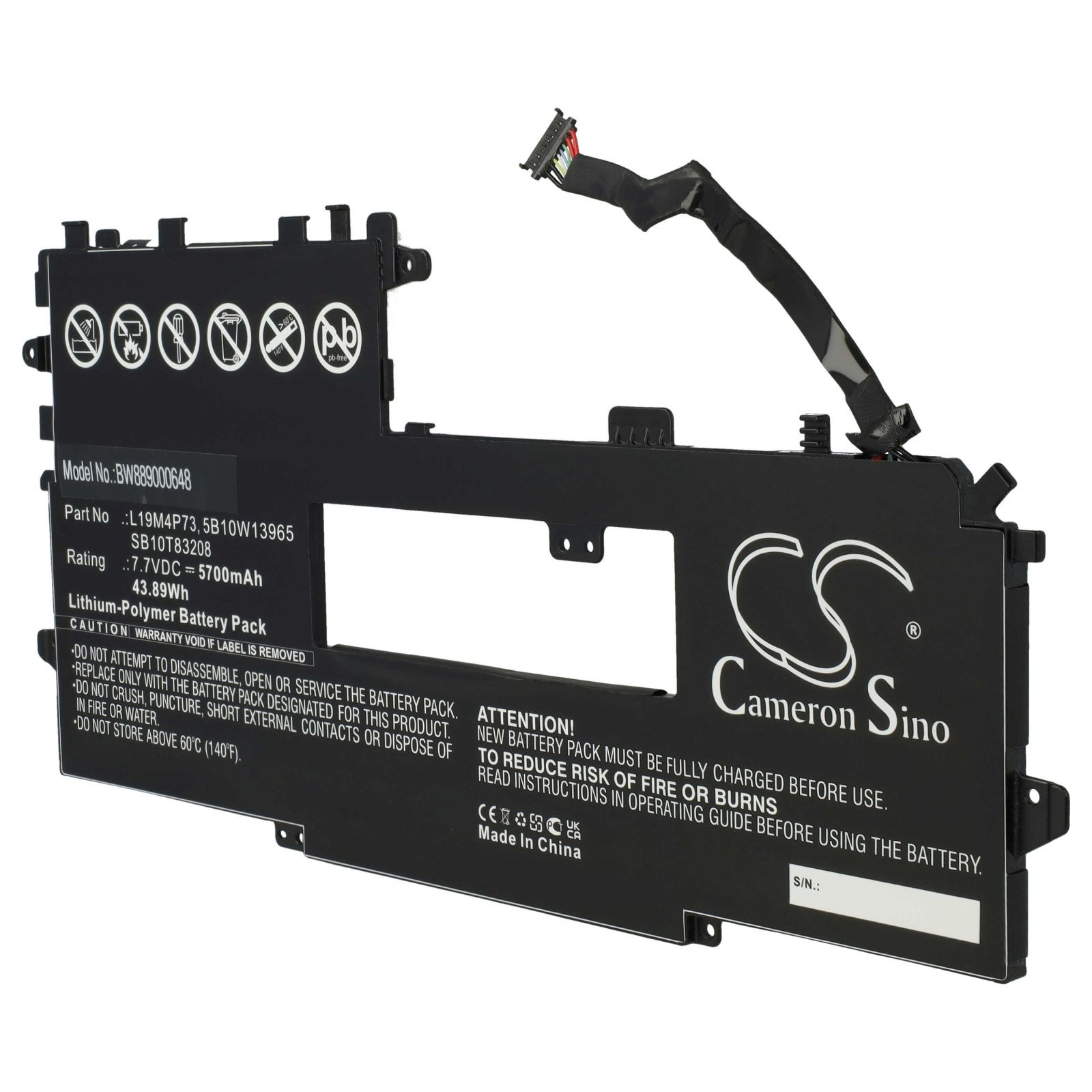 Baterija za Lenovo ThinkPad X1 Titanium 20QA / 20QB, 5700 mAh - slika 4