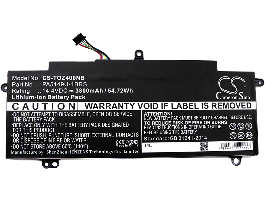 Baterija za Toshiba Tecra Z40 / Z40-A / Z50 / Z50-A, 3800 mAh - slika 4