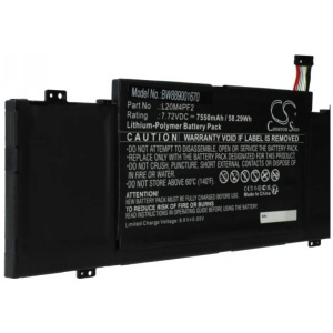 <br><b>Opis:</b><br><ul><li>Nadomestna baterija je izdelana po zasnovi in tehnologiji nemškega proizvajalca VHBW, kar zagotavlja odlično kvaliteto<br></li><li>Najsodobnejša tehnologija omogoča veliko ciklov polnjenja in praznjenja<br></li><li>Li-Polymer celice so prijazne okolju, obenem pa zagotavljajo delovanje brez spominskega učinka<br></li><li>Termično stikalo ščiti baterijske celice pred pregrevanjem, prenapolnitvijo in kratkim stikom<br></li><li>Visoka kapaciteta baterije, podaljšan čas delovanja pri mirovanju naprave, zelo počasno samopraznjenje<br></li><li>100% kompatibilnost z originalno baterijo</li><li>Baterijo polnimo z originalnim ali nadomestnim polnilcem</li><li>Certifikati CE in ROHS</li></ul><br><br><p><b>Originalne oznake:</b><br></p><ul><li><li>5B11C66148</li><li>5B11C66151</li><li>8SSB11C66153</li><li>L20C4PF2</li><li>L20D4PF2</li><li>L20M4PF2</li></li></ul><br><p><b>Primerno za:</b></p><p>Lenovo:</p><ul><li>IdeaPad Slim 7 Carbon 14ACN6, IdeaPad Slim 7 Carbon 14ACN6 82L10003US</li><li>Yoga Slim 7 Carbon 14ACN6 82EV0074SB, Yoga Slim 7 Carbon 14ACN6 82L00011SB, Yoga Slim 7 Carbon 14ACN6 82L00012TA, Yoga Slim 7 Carbon 14ACN6 82L00013TA, Yoga Slim 7 Carbon 14ACN6 82L00021HH, Yoga Slim 7 Carbon 14ACN6 82L00022ID, Yoga Slim 7 Carbon 14ACN6 82L00026PH, Yoga Slim 7 Carbon 14ACN6 82L00029TW, Yoga Slim 7 Carbon 14ACN6 82L0003FPH, Yoga Slim 7 Carbon 14ACN6 82L0003SIV, Yoga Slim 7 Carbon 14ACN6 82L0003TIV, Yoga Slim 7 Carbon 14ACN6 82L0003UIV, Yoga Slim 7 Carbon 14ACN6 82L0004PIN, Yoga Slim 7 Carbon 14ACN6 82L0005BVN, Yoga Slim 7 Carbon 14ACN6 82L0005DGE, Yoga Slim 7 Carbon 14ACN6 82L0005NRK, Yoga Slim 7 Carbon 14ACN6 82L0005PRK, Yoga Slim 7 Carbon 14ACN6 82L0005RMX, Yoga Slim 7 Carbon 14ACN6 82L00060MJ, Yoga Slim 7 Carbon 14ACN6 82L0006QMX, Yoga Slim 7 Carbon 14ACN6 82L0CTO1WW, Yoga Slim 7 Carbon 14ACN6 82L0CTO1WWDEDE0, Yoga Slim 7 Carbon 14ACN6-82L00025PH, Yoga Slim 7 Carbon 14ACN6-82L0003DPH</li></ul><br><br><b>Lastnosti:</b><ul><li>Proizvajalec: VHBW</li><li>Barva: črna</li><li>Vrsta: Li-Polymer</li><li>Napetost: 7,72 V</li><li>Kapaciteta: 7.550 mAh (58,29 Wh)</li></ul><br>
