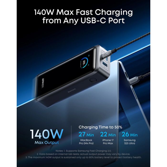 Anker Prime Powerbank 26.250 mAh, 300W - slika 3