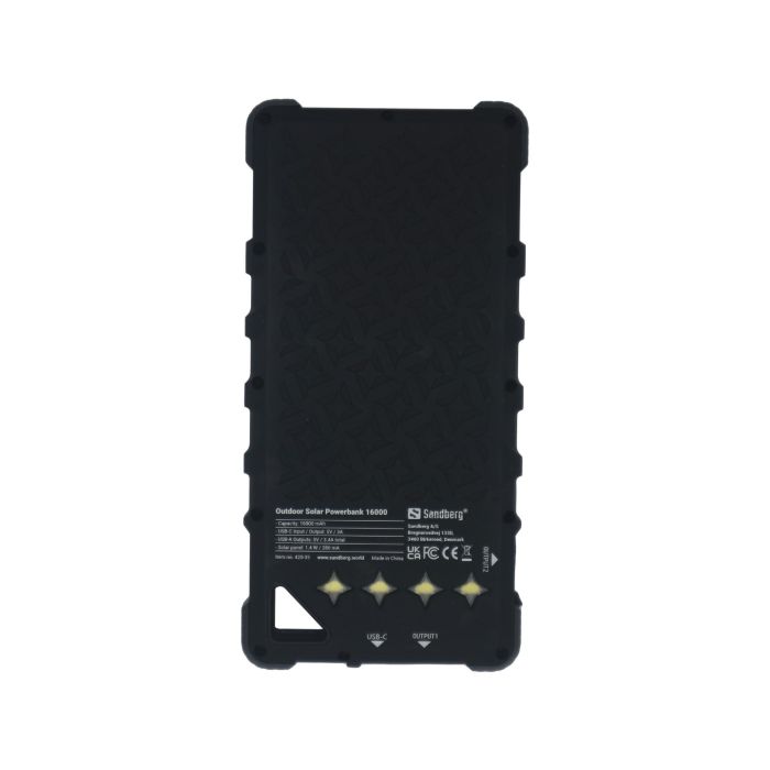 Sandberg Outdoor Solar Powerbank 16000 mAh solarna prenosna baterija - slika 3