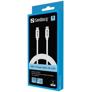 Sandberg USB-C Charge Cable 1m PD 65 W polnilni kabel