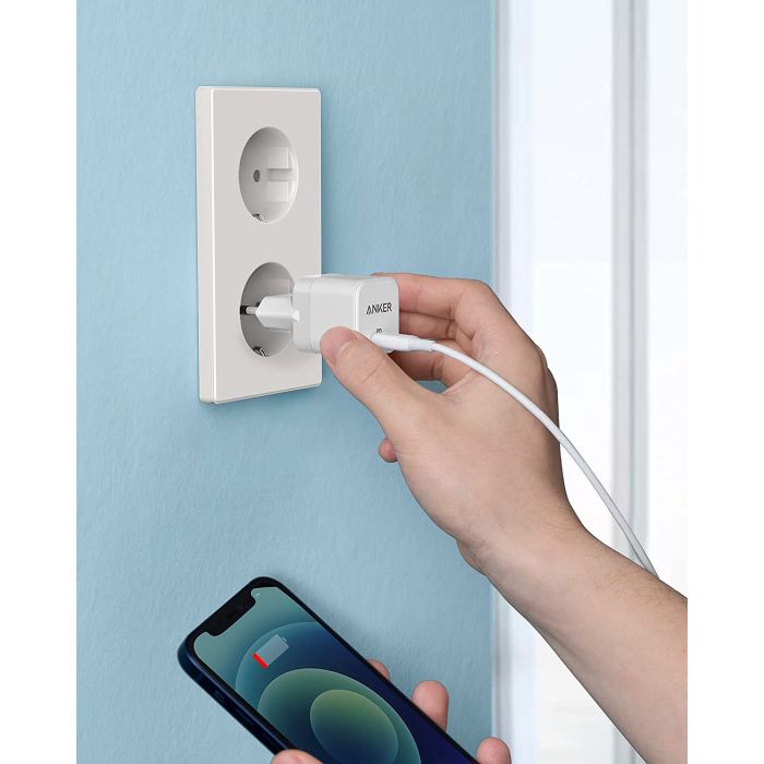 Anker Powerport III 20W USB-C stenski polnilec - slika 4