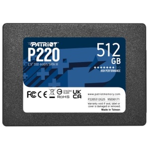 Patriot P220 512GB SSD SATA 3 2.5
