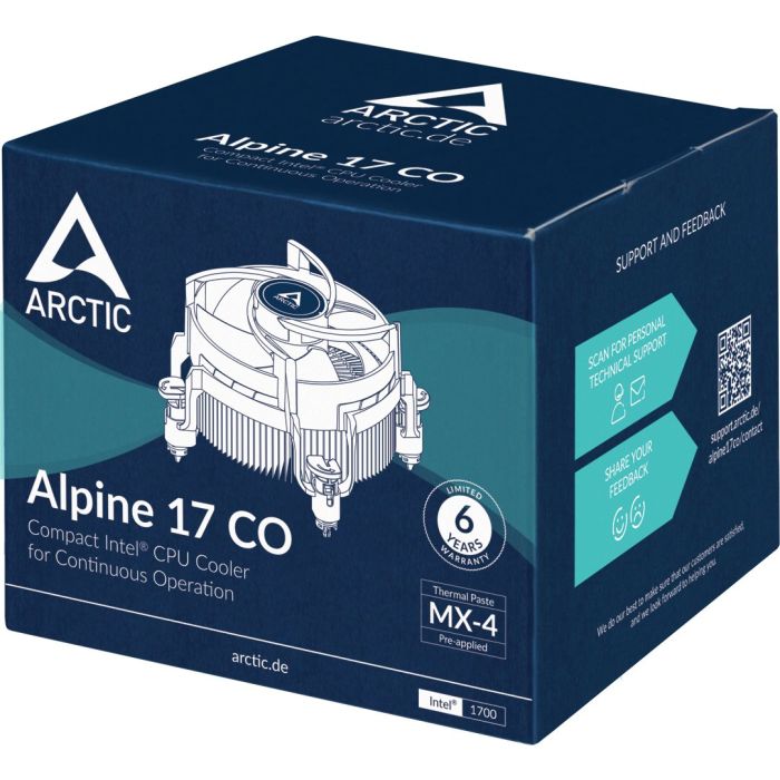 ARCTIC Alpine 17 CO, hladilnik za desktop procesorje INTEL - slika 3