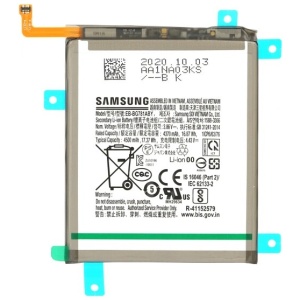 <b>Opis:</b><br><ul><li><b>Originalna baterija proizvajalca Samsung</b></li><li>Najsodobnejša tehnologija omogoča veliko ciklov polnjenja in praznjenja<br></li><li>Li-Polymer celice so prijazne okolju, obenem pa zagotavljajo delovanje brez spominskega učinka<br></li><li>Termično stikalo ščiti baterijske celice pred pregrevanjem, prenapolnitvijo in kratkim stikom<br></li><li>Visoka kapaciteta baterije, podaljšan čas delovanja pri mirovanju naprave, zelo počasno samopraznjenje</li><li>Baterijo polnimo z originalnim ali nadomestnim polnilcem</li><li>Certifikati CE in ROHS</li></ul><br><br><p><b>Originalne oznake:</b></p><ul><li>EB-BG780ABY</li><li>EB-BG781ABY</li><li>GH82-24205A<br></li></ul><br><br><p><b>Primerno za:</b></p><p>Samsung:</p><ul><li>Galaxy S20 FE 5G, SM-G781B, SM-G781B/DS, SM-G781U, SM-G781U1, SM-G781W, SM-G7810, SM-G781N, SM-G781V</li><li>Galaxy S20 FE, Samsung Galaxy S20 FE&nbsp;4G, SM-G780F, SM-G780F/DSM, SM-G780G<br></li><li>Galaxy A52 5G, SM-A526B, SM-A526B/DS, SM-A5260, SM-A526W, SM-A526U, SM-A526U1<br></li><li>Galaxy A52, Galaxy A52 4G,&nbsp;SM-A525F, SM-A525F/DS, SM-A525M, SM-A525M/DS</li></ul><br><b>Lastnosti:</b><ul><li>Proizvajalec: Samsung</li><li>Vrsta: Li-Polymer</li><li>Napetost: 3,86 V</li><li>Kapaciteta: 4.500 mAh (17,37 Wh)</li></ul><br>