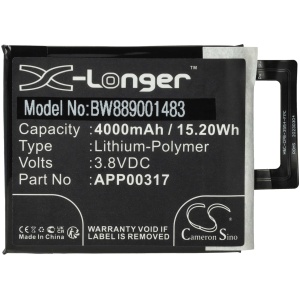 <b>Opis:</b><br><ul><li>Nadomestna baterija je izdelana po zasnovi in tehnologiji nemškega proizvajalca VHBW, kar zagotavlja odlično kvaliteto<br></li><li>Najsodobnejša tehnologija omogoča veliko ciklov polnjenja in praznjenja<br></li><li>Li-Polymer celice so prijazne okolju, obenem pa zagotavljajo delovanje brez spominskega učinka<br></li><li>Termično stikalo ščiti baterijske celice pred pregrevanjem, prenapolnitvijo in kratkim stikom<br></li><li>Visoka kapaciteta baterije, podaljšan čas delovanja pri mirovanju naprave, zelo počasno samopraznjenje<br></li><li>100% kompatibilnost z originalno baterijo</li><li>Baterijo polnimo z originalnim ali nadomestnim polnilcem</li><li>Certifikati CE in ROHS</li></ul><br><br><p><b>Originalne oznake:</b></p><ul><li>APP00317</li></ul><br><b>Primerno za:</b><br><ul></ul><br>Caterpillar:<br><ul><li>CAT S62 Pro</li></ul><br><b>Lastnosti:</b><ul><li>Proizvajalec: VHBW</li><li>Vrsta: Li-Polymer</li><li>Napetost: 3,8 V</li><li>Kapaciteta: 4.000 mAh (15,2 Wh)</li></ul><br>