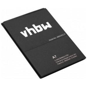 <b>Opis:</b><br><ul><li>Nadomestna baterija je izdelana po zasnovi in tehnologiji nemškega proizvajalca VHBW, kar zagotavlja odlično kvaliteto<br></li><li>Najsodobnejša tehnologija omogoča veliko ciklov polnjenja in praznjenja<br></li><li>Li-Polymer celice so prijazne okolju, obenem pa zagotavljajo delovanje brez spominskega učinka<br></li><li>Termično stikalo ščiti baterijske celice pred pregrevanjem, prenapolnitvijo in kratkim stikom<br></li><li>Visoka kapaciteta baterije, podaljšan čas delovanja pri mirovanju naprave, zelo počasno samopraznjenje<br></li><li>100% kompatibilnost z originalno baterijo</li><li>Baterijo polnimo z originalnim ali nadomestnim polnilcem</li><li>Certifikati CE in ROHS</li></ul><br><br><p><b>Originalne oznake:</b></p><ul><li>A7<br></li></ul><br><br><p><b>Primerno za:</b></p><p>Blackview:</p><ul><li>A7, A7 Pro<br></li></ul><br><b>Lastnosti:</b><ul><li>Proizvajalec: VHBW</li><li>Vrsta: Li-Polymer</li><li>Napetost: 3,8 V</li><li>Kapaciteta: 2.800 mAh (10,64 Wh)</li></ul><br>