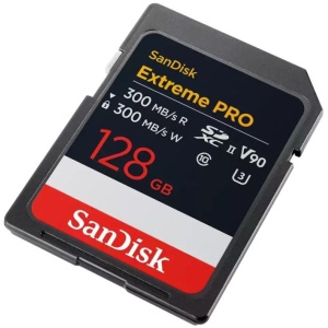 SanDisk Extreme PRO 128GB SDXC spominska kartica