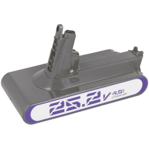 <b>Opis:</b><br><ul><li>Nadomestna baterija je izdelana po zasnovi in tehnologiji proizvajalca Movano, kar zagotavlja odlično kvaliteto<br></li><li>Najsodobnejša tehnologija omogoča veliko ciklov polnjenja in praznjenja<br></li><li>Li-Ion celice so prijazne okolju, obenem pa zagotavljajo delovanje brez spominskega učinka<br></li><li>Termično stikalo ščiti baterijske celice pred pregrevanjem, prenapolnitvijo in kratkim stikom<br></li><li>Visoka kapaciteta baterije, podaljšan čas delovanja pri mirovanju naprave, zelo počasno samopraznjenje<br></li><li>100% kompatibilnost z originalno baterijo</li><li>Baterijo polnimo z originalnim ali nadomestnim polnilcem</li><li>Certifikati CE in ROHS</li></ul><br><br><p><b>Originalne oznake:</b><br></p><ul><li>299820</li><li>970145-02</li><li>SV14</li></ul><br><p><b>Primerno za:</b></p>Dyson:&nbsp;<ul><li>268804-01, 269054-01, 269232-01, 281477-01, 292723-01, 295124-01, SV14 V11 Absolute, SV14 V11 Absolute Extra, SV14 V11 Animal, SV14 V11 Total Clean, V11, V11 Absolute, V11 Absolute Extra, V11 Absolute Pro, V11 Torque, V11 Total Clean</li></ul><br><b>Pozor: ta baterija ni primerna za modele&nbsp;Dyson V11 Outsize, </b><b>V11 Fluffy in V11 Fluffy Extra</b><br><b>Lastnosti:</b><ul><li>Proizvajalec: Movano</li><li>Vrsta: Li-Ion</li><li>Napetost: 25,2 V</li><li>Kapaciteta: 4.000 mAh (100,8 Wh)</li></ul><br>