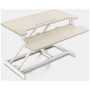 VonHaus Nastavek za stoječo pisalno mizo – svetel les