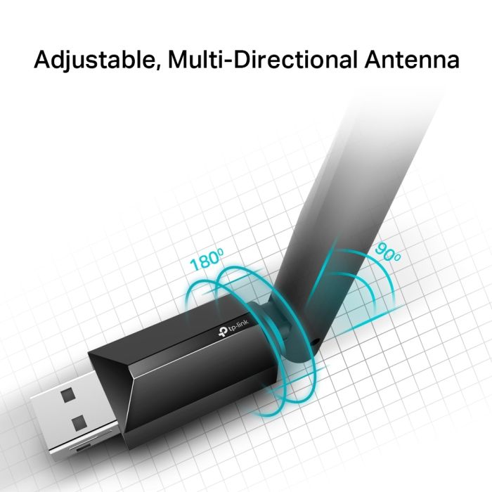 TP-LINK Archer T2U PLUS 600Mbps Dual Band brezžična USB mrežna kartica - slika 4