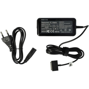 <p><b>Opis:</b></p><p>Polnilec za prenosnike Asus Transformer Book z zaščito pred prepolnjenjem, nadtokovno zaščito, temperaturno zaščito in certifikatom RoHS. Skupna dolžina kabla s posebnim 5-pinskim priključkom je približno 2 m.&nbsp;</p><p><b>Vsebina kompleta:</b><br></p><ul><li>1 x napajalnik za prenosnik</li><li>1 x napajalni kabel (EU)</li></ul><br><p><b>Originalne oznake:</b><br></p><ul><li>PA-1650-67</li><li>ADP-65AW</li><li>90-XB3NN0PW00040Y<br></li></ul><br><p><b>Primerno za:</b></p><div>Asus:</div><div><ul><li>Transformer Book TX300, Transformer Book TX300CA, Transformer Book TX300K<br></li></ul><br></div><b>Lastnosti:</b><ul><li>Proizvajalec: VHBW</li><li>Moč: 65 W</li><li>Barva: črna</li><li>Vhodna napetost: 100-240 V</li><li>Izhodna napetost: 19 V</li><li>Tok: 3.42 A</li><li>Priključek: posebni priključek Asus 5-pin</li></ul><br>