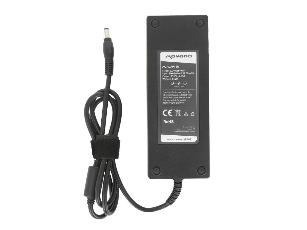 Polnilec za prenosnike Panasonic, 110W / 15,6V / 7,05A / 5,5mm x 2,5mm - slika 5