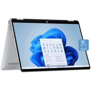 Intel Core 5 120U (1,4 GHz), 16 GB LPDDR5-5200, SSD 512 GB M.2 PCIe NVMe, 35,5 cm (14,0") WUXGA (1920x1200) Multi-Touch BV IPS LED 60 Hz, Intel Graphics (IGP), HDMI 2.1, 2x USB-C 3.2 Gen2 (10Gbps - DisplayPort), 1x USB-A 3.2 Gen2 (10Gbps), 1x USB-A 3.2 Gen1 (5Gbps), Wi-Fi 6, Bluetooth 5.4, Backlit Kbd, Pen-Tilt Silver, Webcam, Microsoft Windows 11 Home (64-bit)