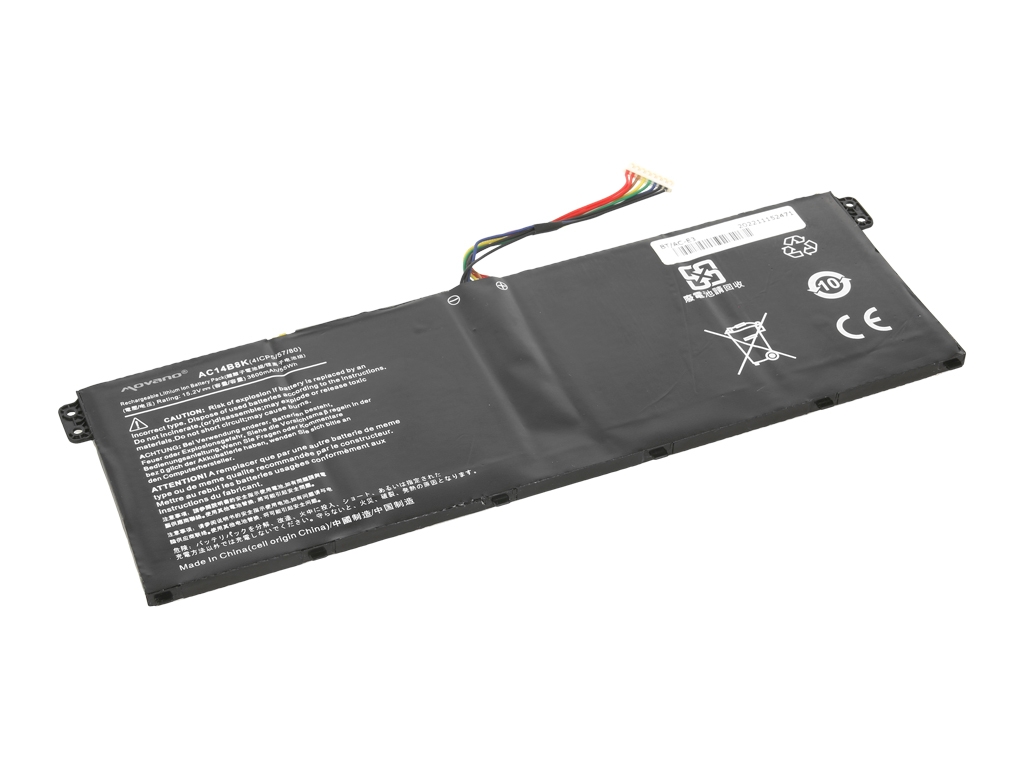 Baterija za Acer Aspire 5 A515 / Spin 5 SP515 / Swift 3 SF314, AC14B7K, 3600 mAh - slika 2