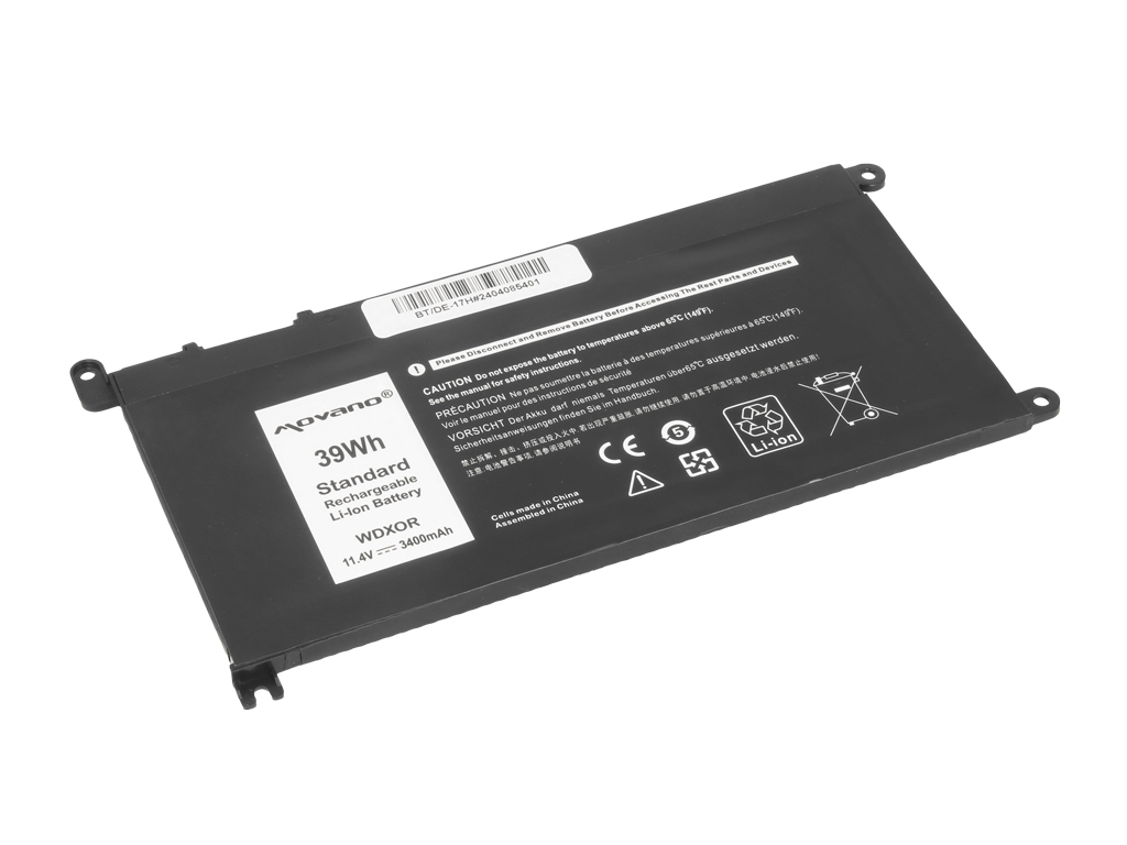 Baterija za Dell Inspiron 5378 / Latitude 3490, WDX0R, 3400 mAh - slika 2