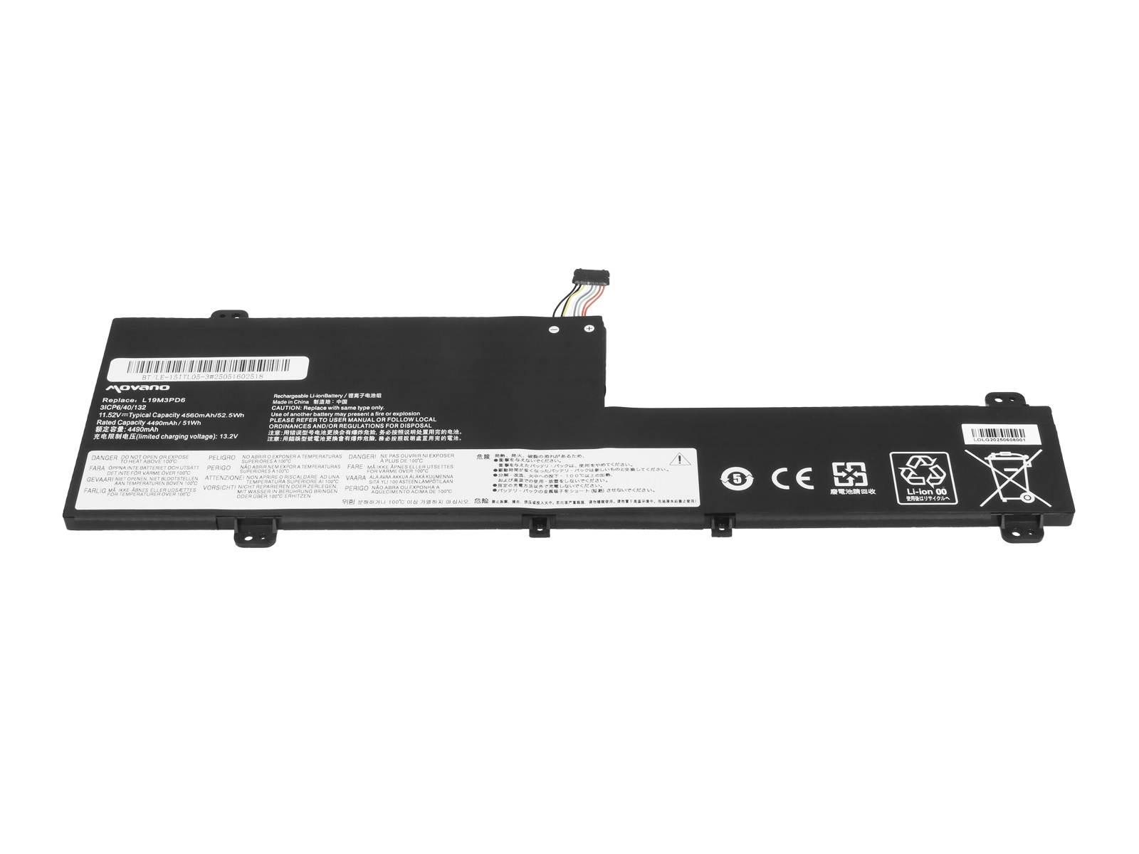 Baterija za Lenovo Flex 5 14 / Flex 5 15, 4560 mAh - slika 4