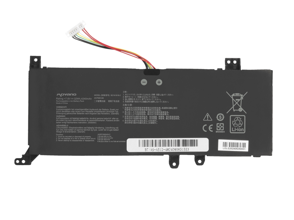 Baterija za Asus VivoBook 14 X412 / X412D / X412F, C21N1818-2, 4240 mAh - slika 5
