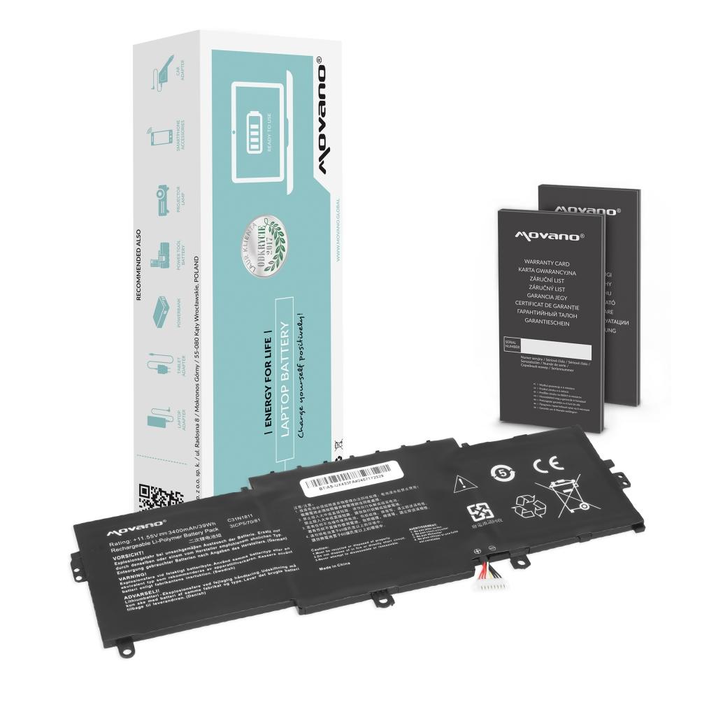 Baterija za Asus ZenBook UX433, C31N1811, 3400 mAh - slika 6